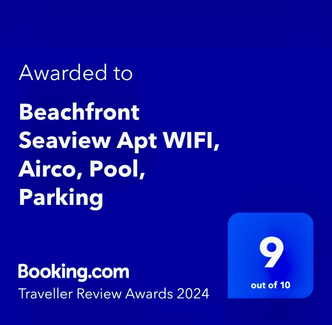Beachfront Seaview Litoralmar Apt, Fast Wifi, Airco, Pool, Private Parking Portimão Exterior foto